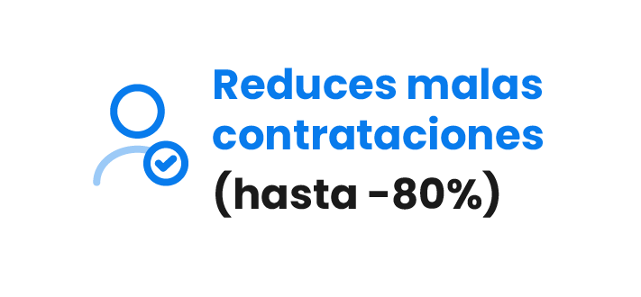 Reduce malas contrataciones- Plataforma pruebas psicométricas laborales